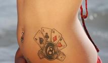 Значение татуировки туз или что означает тату туз Что означает татуировка 4 туза